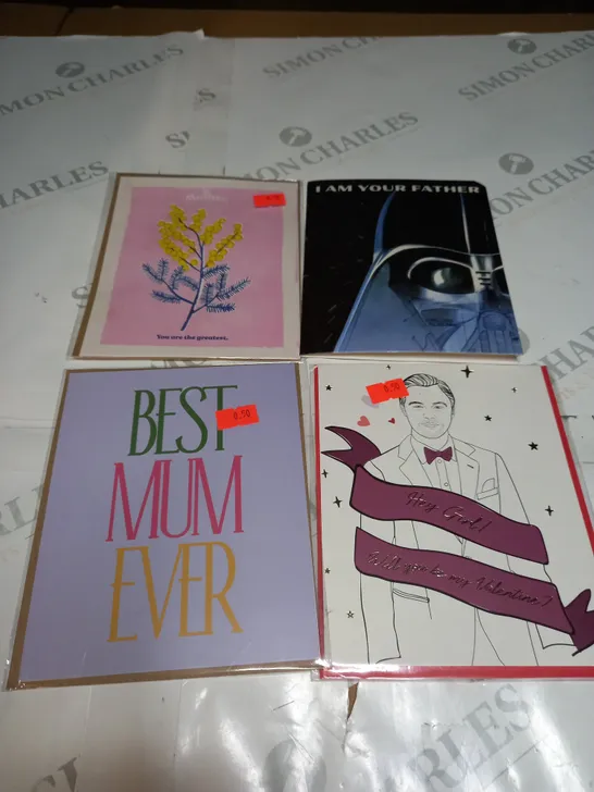 SMALL BOX OF ASSORTED MOTHERS DAY CARDS , BIRTHDAY CARDS , VALENTINES DAY CADS , ETC 