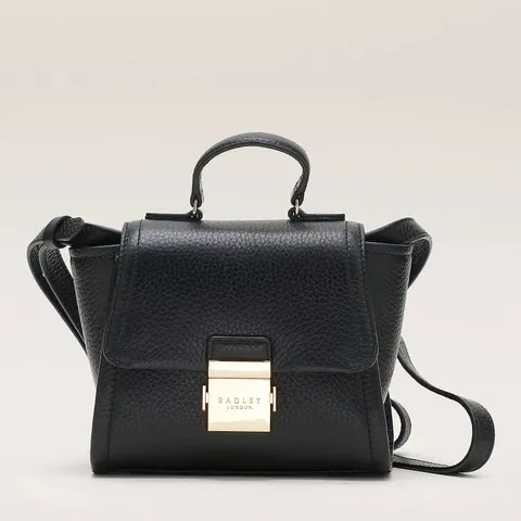 RADLEY LONDON CORDELIA STREET MINI FLAPOVER GRAB BLACK