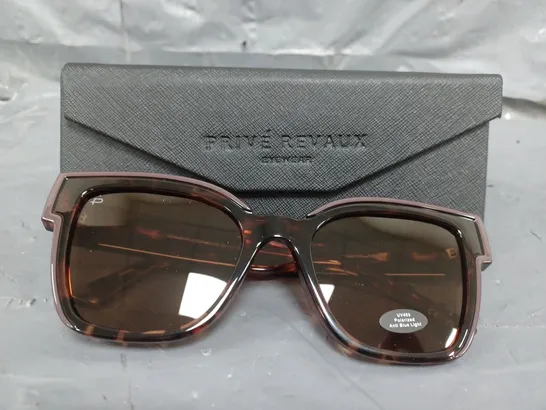 PRIVE REVAUX CAROL CITY LARGE FRAME SUNGLASSES