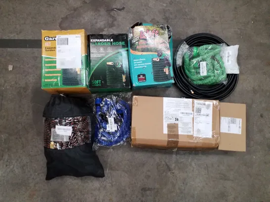 PALLET OF ASSORTED GARDEN HOSES 