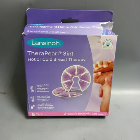 BOXED LANSINOH THERAPEARL 3-IN-1 HOT OR COLD BREAST THERAPY