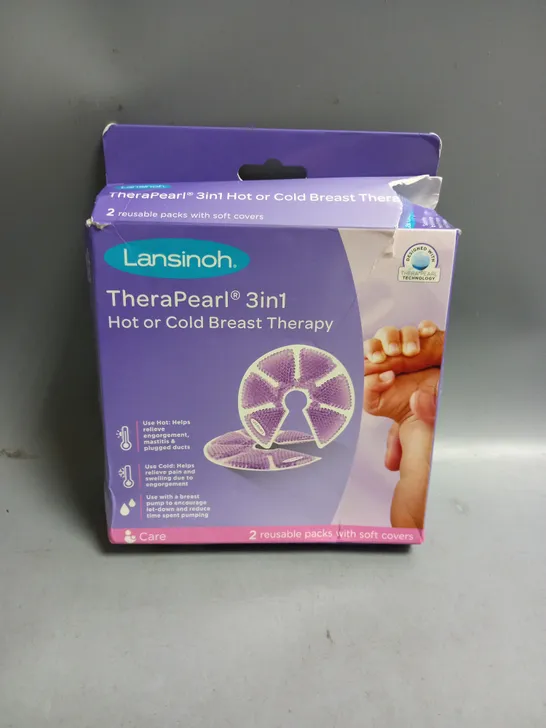 BOXED LANSINOH THERAPEARL 3-IN-1 HOT OR COLD BREAST THERAPY