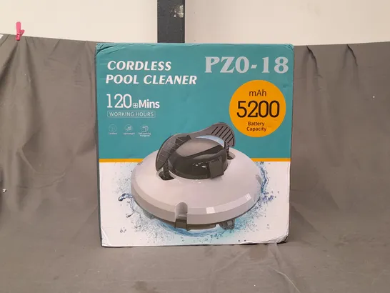 BOXED PZ0-18 CORDLESS POOL CLEANER