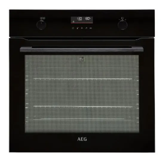 AEG STEAMBAKE BUILT IN ELECTRIC SINGLE OVEN - BLACK - A+ RATED Model BPK556260B RRP £792