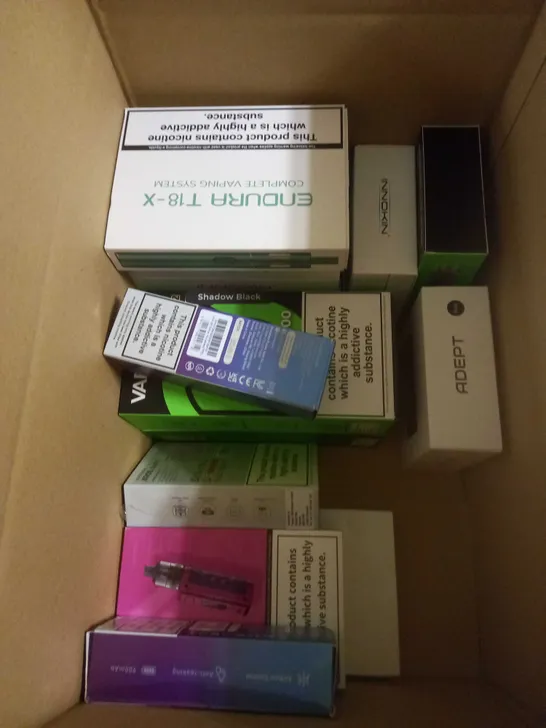 APPROXIMATELY 20 BOXED E-CIGARETTES TO INCLUDE ASPIRE, VAPORESSO, INNOKIN ETC 