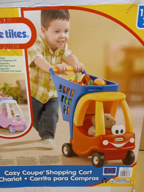 LITTLE TIKES COZY COUPE SHOPPING CART