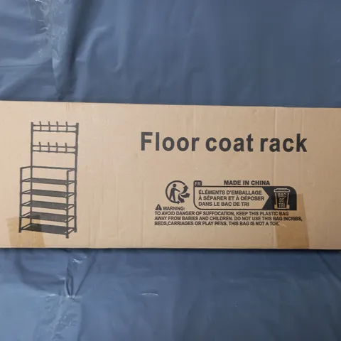 BOXED FLOOR COAT RACK