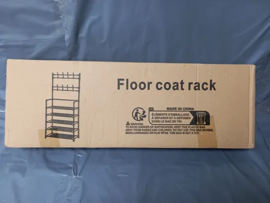 BOXED FLOOR COAT RACK