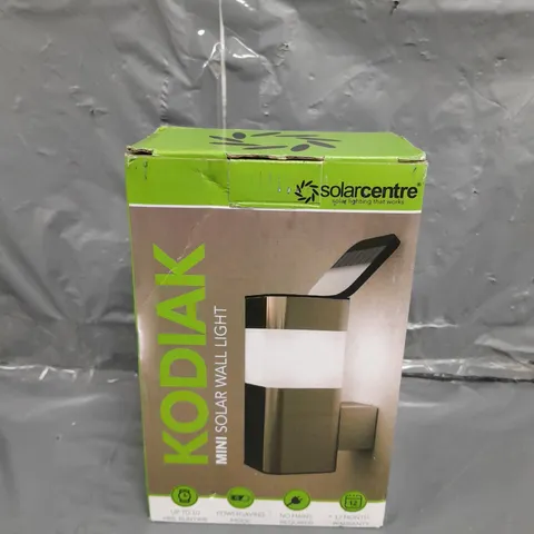 BOXED AND SEALED KODIAK MINI SOLAR WALL LIGHT