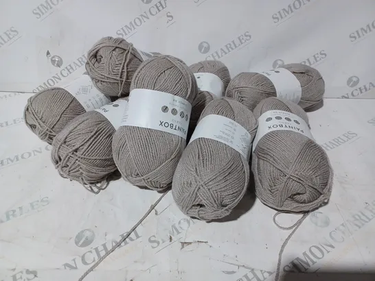 APPROXIMATELY 8 PAINTBOX YARNS IN TAUPE 