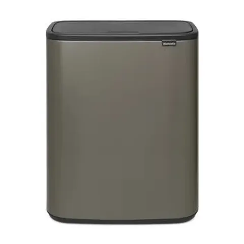 BOXED BRABANTIA BO 60 LITRE TOUCH BIN - GREEN (1 BOX)