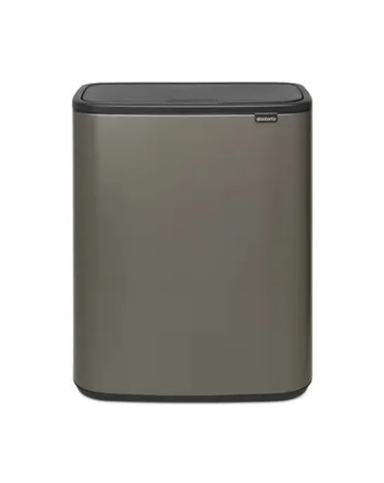 BOXED BRABANTIA BO 60 LITRE TOUCH BIN (1 BOX)