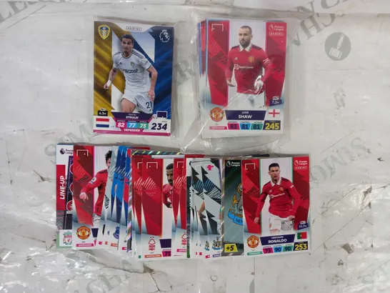 LOT OF ASSORTED PANINI PREMIER LEAGUE FOOTBALL TRADING CARDS