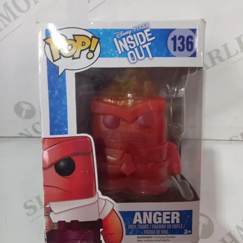 FUNKO POP DISNEY PIXAR INSIDE OUT (136) - ANGER COLLECTIBLE VINYL FIGURE