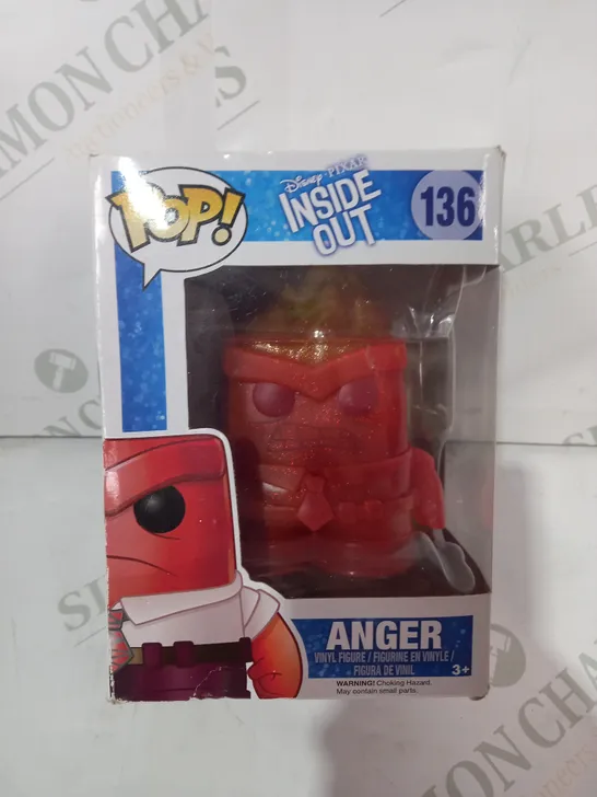 FUNKO POP DISNEY PIXAR INSIDE OUT (136) - ANGER COLLECTIBLE VINYL FIGURE