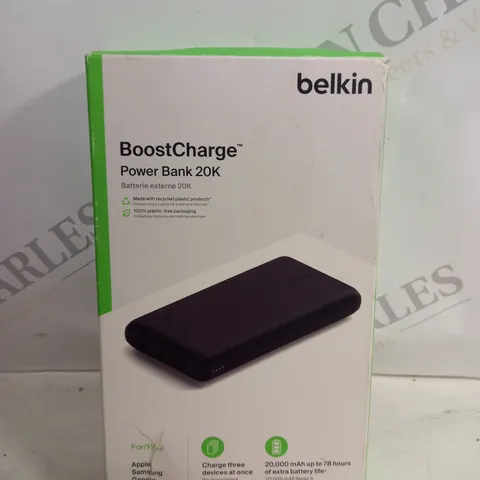 BELKIN USB C PORTABLE CHARGER 20000 MAH