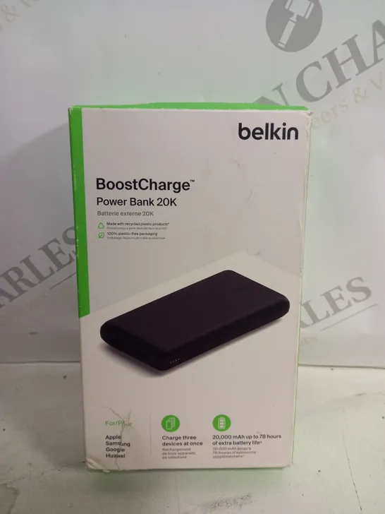 BELKIN USB C PORTABLE CHARGER 20000 MAH