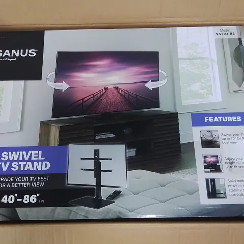 BOXED SANUS SWIVEL TV STAND FOR 40-86" - VSTV2-B2