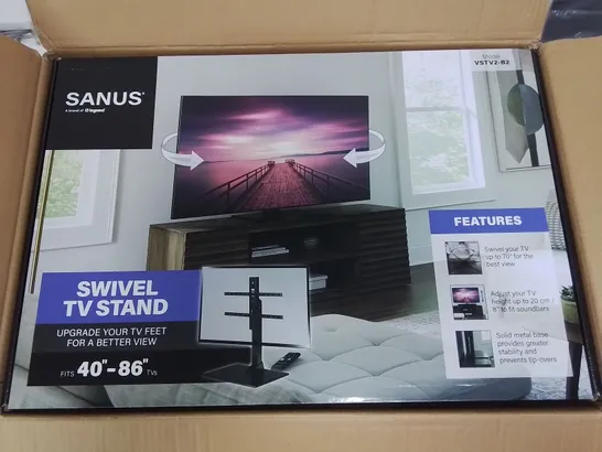 BOXED SANUS SWIVEL TV STAND FOR 40-86" - VSTV2-B2