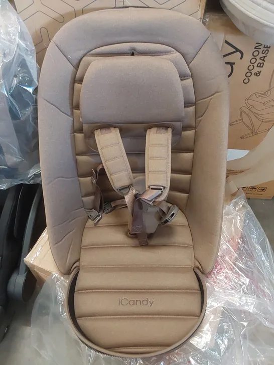 BOXED ICANDY BABY CAR SEAT AND PRAM ACCESSORIES/PARTS (2 BOXES)