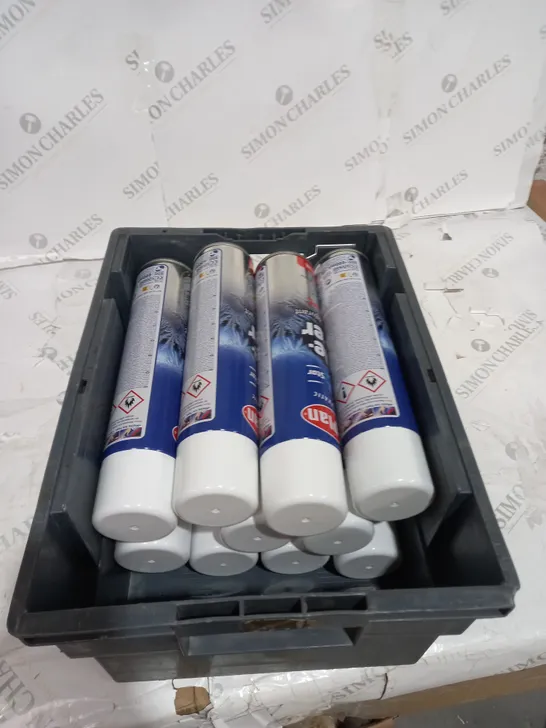 APPROXIMATELY 10 ASSORTED AEROSOL ITEMS TO INCLUDE - DE ICER - COLLECTION ONLY 