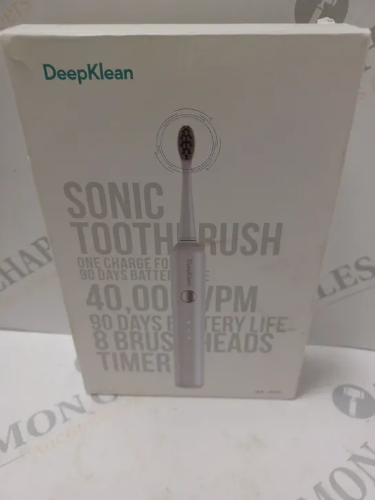 BOXED DEEPKLEAN SONIC ELECTRIC TOOTHBRUSH WS-8002