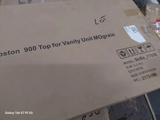 BOXED BOSTON 900 TOP FOR VANITY UNIT MOGRAIN