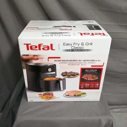 BRAND NEW BOXED TEFAL EASY FRY AND GRILL CLASSIC 2 IN 1 HEALTHY FRYER EY501827