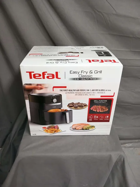 BRAND NEW BOXED TEFAL EASY FRY AND GRILL CLASSIC 2 IN 1 HEALTHY FRYER EY501827