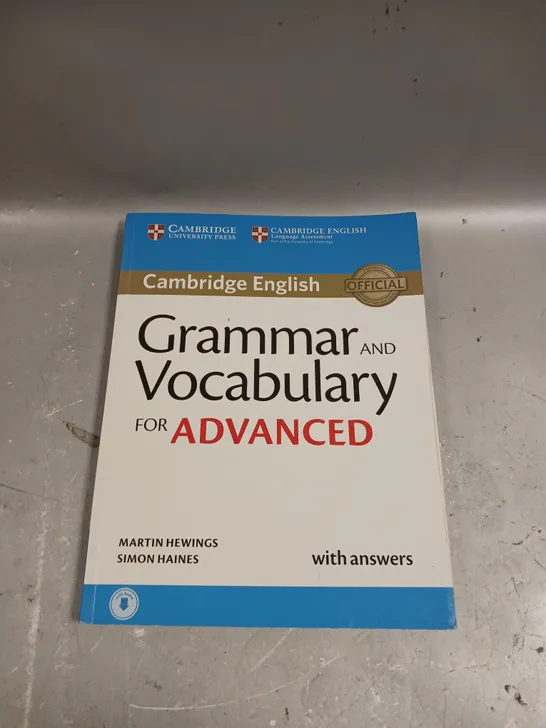 CAMBRIDGE ENGLISH GRAMMAR 7 VOCABULARY FOR ADVANCED 