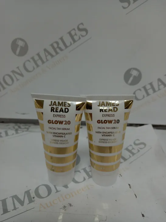 2X JAMES READ GLOW 20 25ML