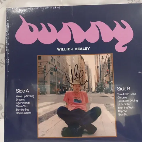 WILLIE J HEALEY BUNNY SIGNED VINYL