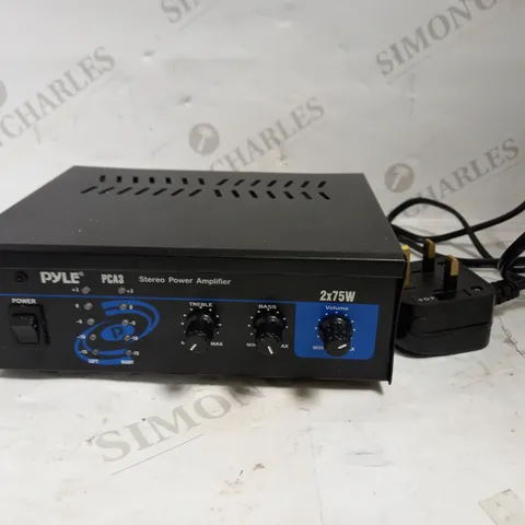 PYLE USA PCA3 2 X 75W STEREO POWER AMPLIFIER