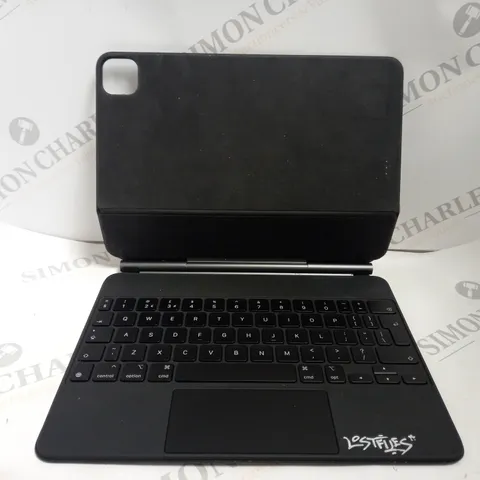 BLACK TABLET CASE WITH KEYBOARD - MODEL UNKNOWN