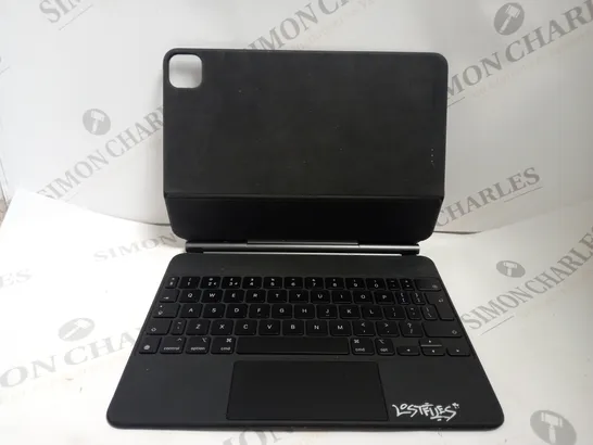 BLACK TABLET CASE WITH KEYBOARD - MODEL UNKNOWN