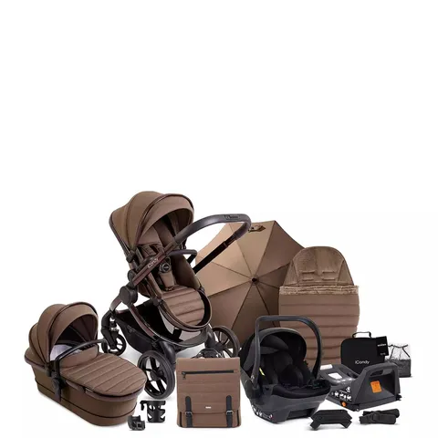 PEACH 7 TRAVEL SYSTEM COCO/BLACK (3 BOXES)