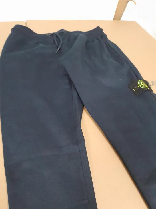 STONE ISLAND NAVY BLUE PANTS - SIZE LARGE