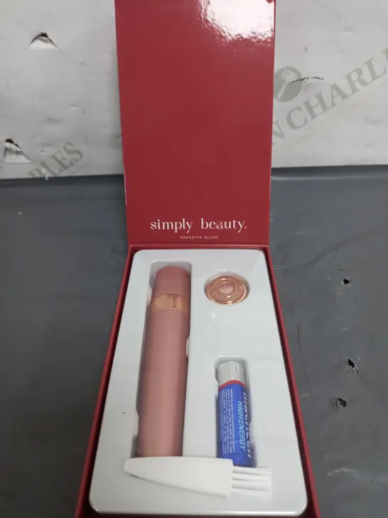 BOXED SIMPLY BEAUTY SINGLE HAIR EPILATOR IN ROSE GOLD