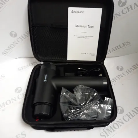 BOXED AERLANG MASSAGER GUN WITH CARRY CASE