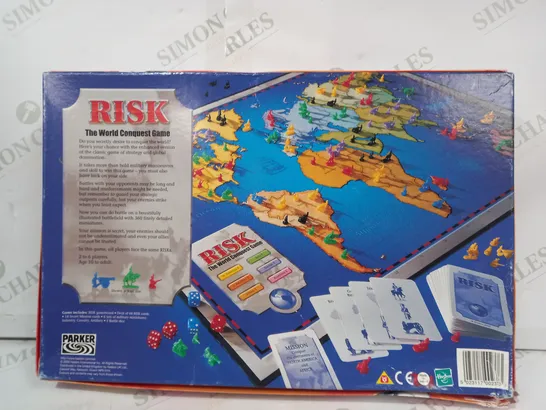 HASBRO RISK WORLD CONQUEST BOARD GAME