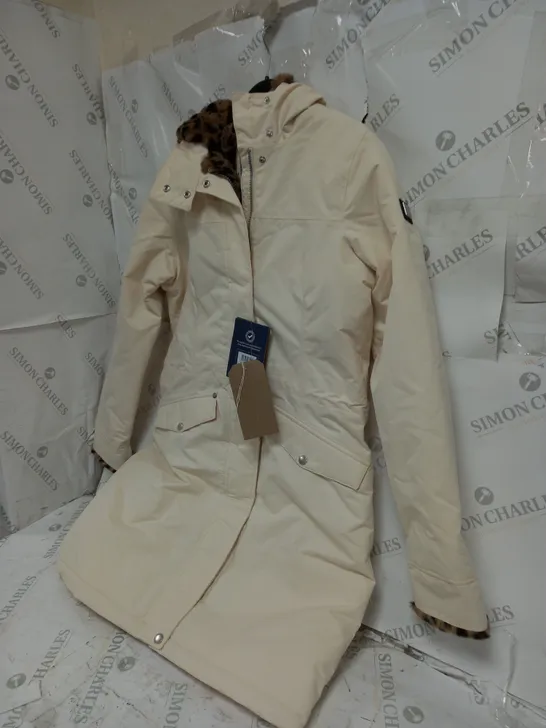 VANILLA REGATTA WATERPROOF FAUX FUR LADIES COAT SIZE 10