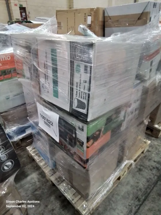 PALLET OF APPROXIMATELY 19 UNPROCESSED RAW RETURN HOUSEHOLD AND ELECTRICAL GOODS TO INCLUDE;