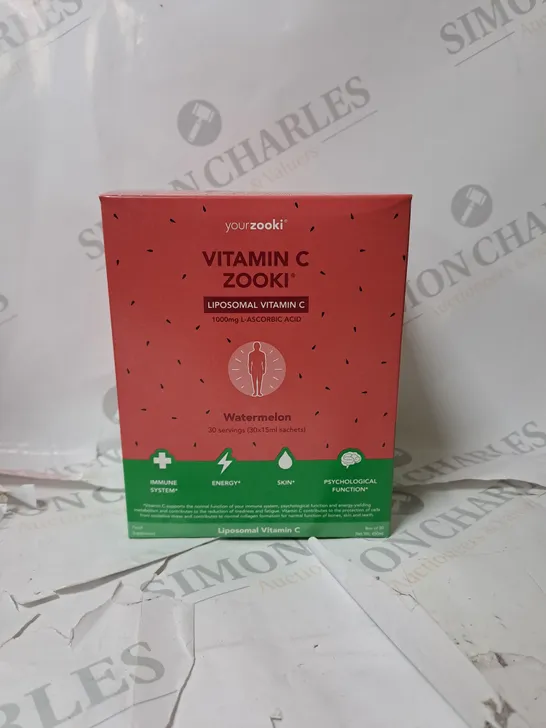 VITAMIN C ZOOKI (WATERMELON) BOX OF 30 X15ML SACHETS