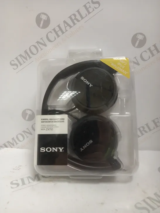 SONY MDR-ZX110 HEADPHONE, BLACK