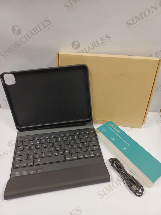 BOXED JELLY COMB 7-COLOUR BACKLIT WIRELESS KEYBOARD CASE 