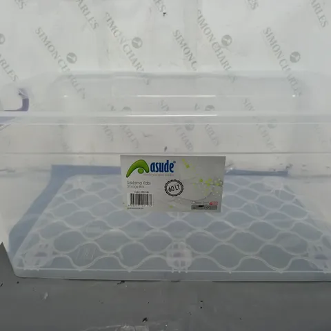 ASUDE 60LT CLEAR STORAGE BOX