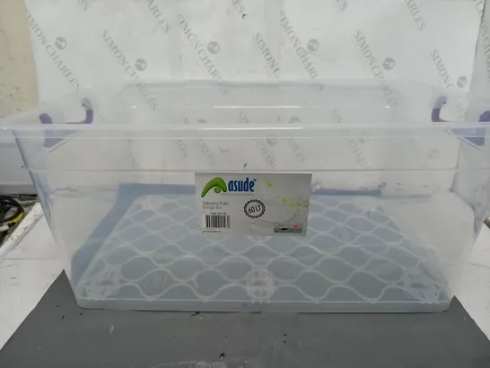 ASUDE 60LT CLEAR STORAGE BOX