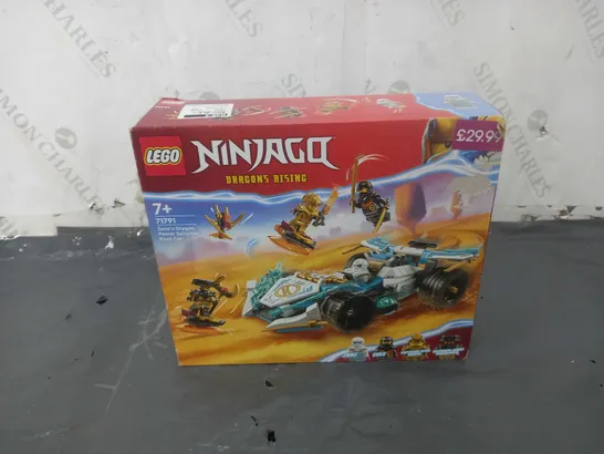 LEGO NINJAGO DRAGON RISING ZANES DRAGON POWER SPINJITZU RACE CAR 