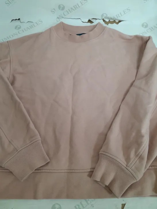 LEVI'S LIGHT PINK CREW NECK JUMPER - SMALL