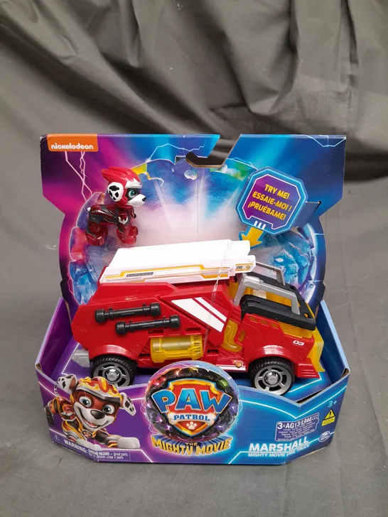 PAW PATROL THE MIGHTY MOVIE - MARSHALL FIRETRUCK 